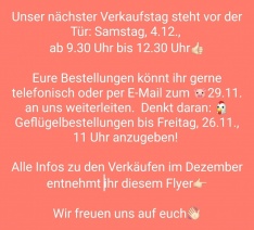 Schon jetzt an Weihnachten denken ...